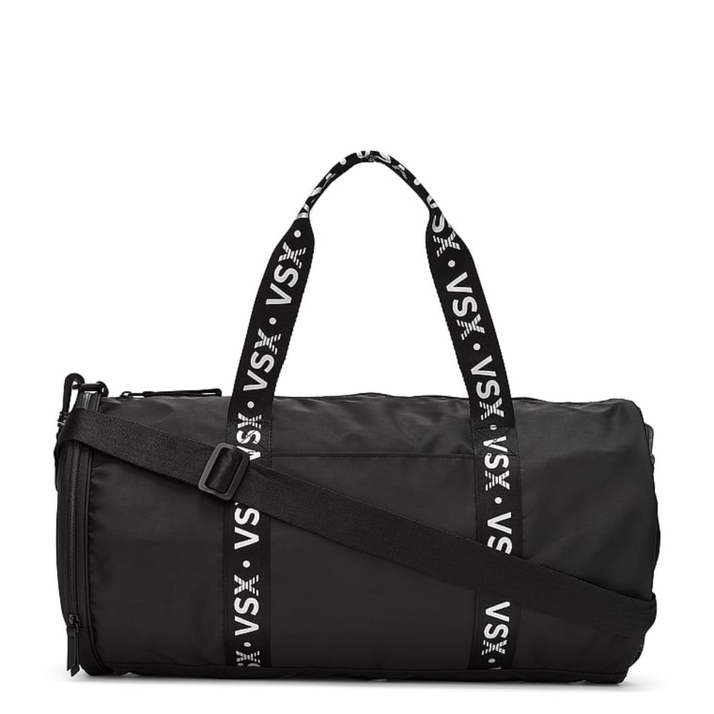 Victoria's Secret Black Duffel Bag